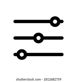 setting icon with outline style vector for your web design