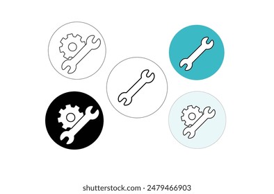 Setting icon premium vecor illustration for use.