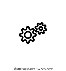Setting icon. Reapair sign