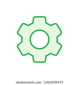 setting Icon set. Cog settings Icon Symbol