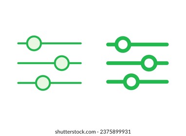 setting Icon set. Cog settings Icon Symbol