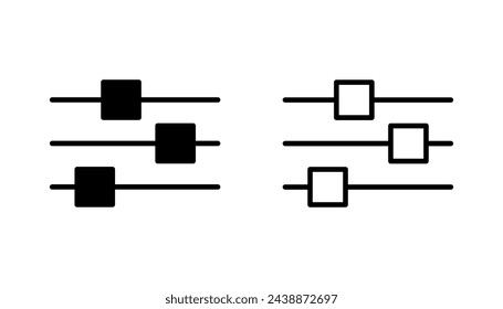 setting Icon set. Cog settings Icon Symbol