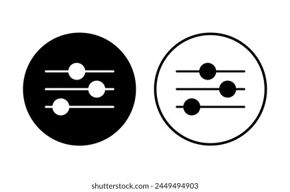 setting Icon set. Cog settings Icon Symbol