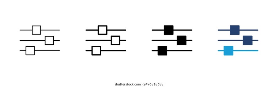 setting Icon set. Cog settings Icon Symbol