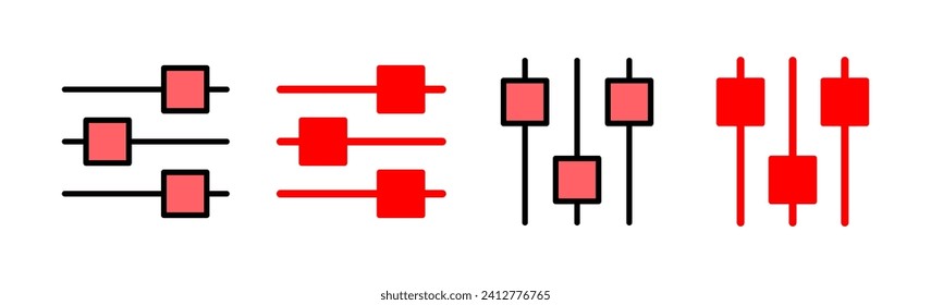 setting Icon set illustration. Cog settings sign and symbol. Gear Sign