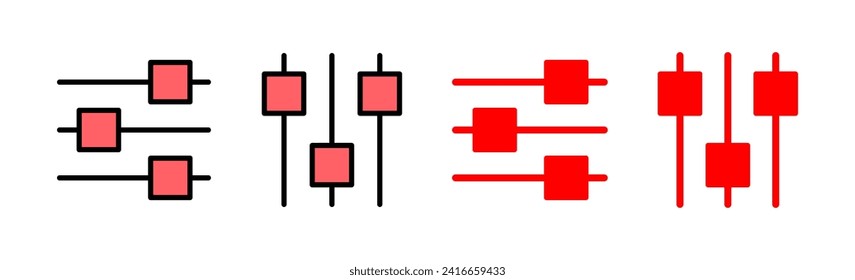 setting Icon set illustration. Cog settings sign and symbol. Gear Sign
