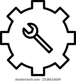 Setting Icon Set Illustration Modern