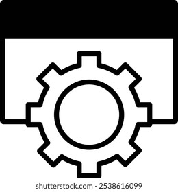 Setting Icon Set Illustration Modern