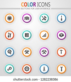Setting icon set for web sites and user interface
