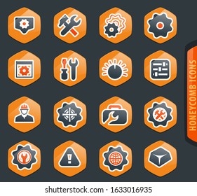 Setting icon set for web sites and user interface