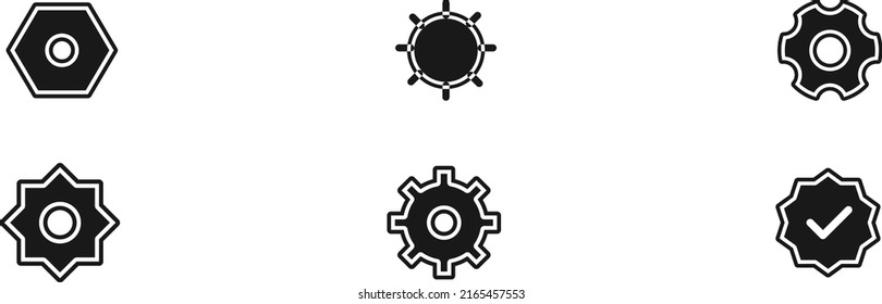 setting icon set. Website set icon vector. for computer and mobile