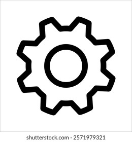 Setting icon. sign for mobile concept and web design. vector illustration