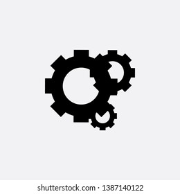 setting icon sign signifier vector