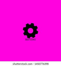 setting icon sign signifier vector