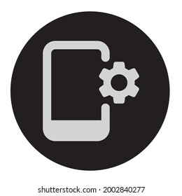 Setting Icon sign And Symbol Simple Flat Design clipart Vector Illustration.