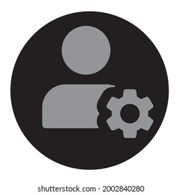 Setting Icon sign And Symbol Simple Flat Design clipart Vector Illustration.