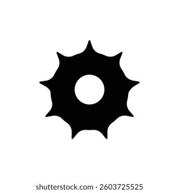 setting icon silhouette vector illustration