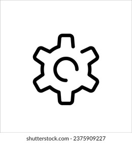 Setting icon stock vector illustration