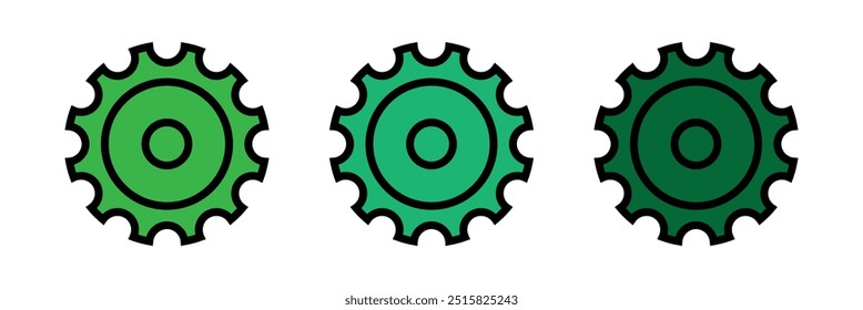 Icono de configuración, herramientas, engranaje, engranaje, opciones de ayuda Cuenta, Configuraciones, rueda dentada, Vector, signo, símbolo, logotipo, ilustración, movimiento editable, plano aislado sobre fondo blanco. diseño eps 10