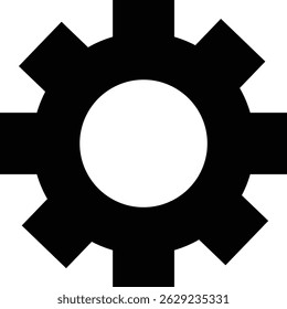 Setting icon Tools, cog, gear sign vector isolated on transparent background. Engineering horizontal technology and business symbol for web and app.