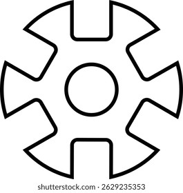 Setting icon Tools, cog, gear sign vector isolated on transparent background. Engineering horizontal technology and business symbol for web and app.