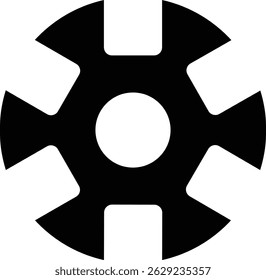 Setting icon Tools, cog, gear sign vector isolated on transparent background. Engineering horizontal technology and business symbol for web and app.