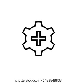 setting icon for ui ux design. web design. apss design.