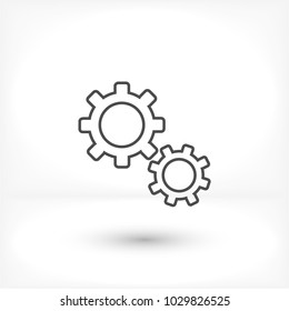 Setting icon vector