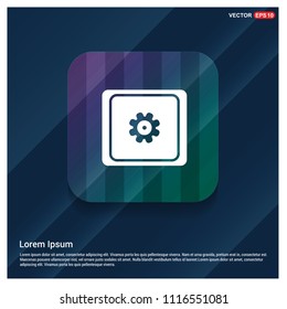 Setting icon - vector icon