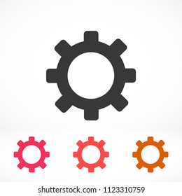 Setting icon vector