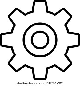 setting icon vector 