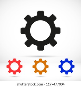 Setting icon vector