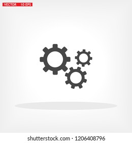 Setting icon vector