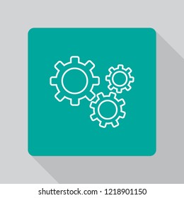 Setting icon vector
