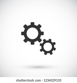 Setting icon vector
