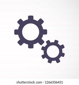 Setting icon vector