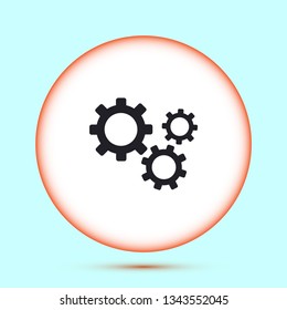 Setting icon vector