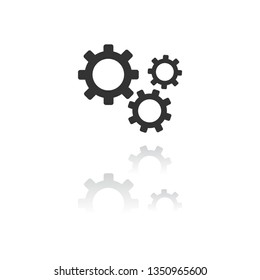 Setting icon vector