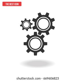 Setting icon vector.