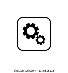 Setting Icon Vector. Cog Settings Icon Symbol