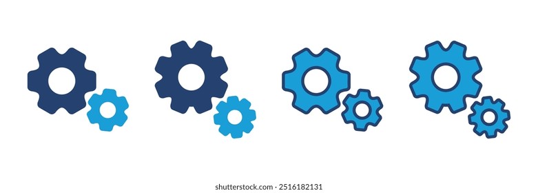 setting Icon Vector. Cog settings Icon Symbol