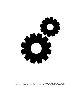 Setting icon vector. Cog sign and symbol. Gear Sign