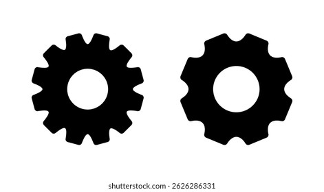 Setting icon vector. Cog sign and symbol. Gear Sign