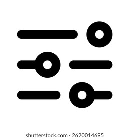 Definição do vetor de ícones para ferramentas de configuração e do sistema. Símbolo de engrenagem para interface do usuário e preferências. Ícone de Linha