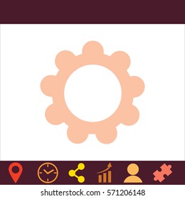 Setting  icon. Vector design.