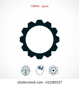 Setting icon, Vector EPS 10 illustration style