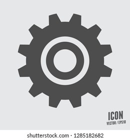 Setting icon vector. Gear
