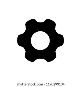 Setting icon vector. Gear or Cog.