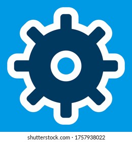 Estableciendo vector de icono Engranaje o Cog.