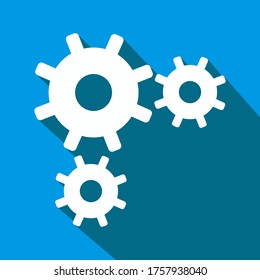 Setting icon vector. Gear or Cog.